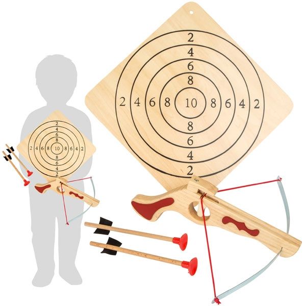 Sportarmbrust Set, 4-teilig, Holz, hochwertig von Handelshaus Legler OHG