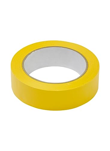 Handelskönig PVC-Schutzband gelb 30 mm x 33 m gerillt Klebeband Putzerband Putzband von Handelskönig