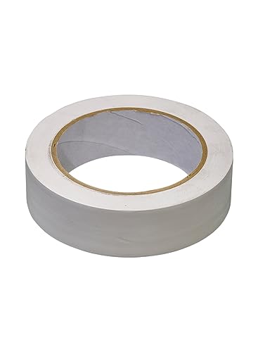 Handelskönig PVC-Schutzband weiß 30 mm x 33 m Klebeband gerillt weiß Putzerband Putzband von Handelskönig