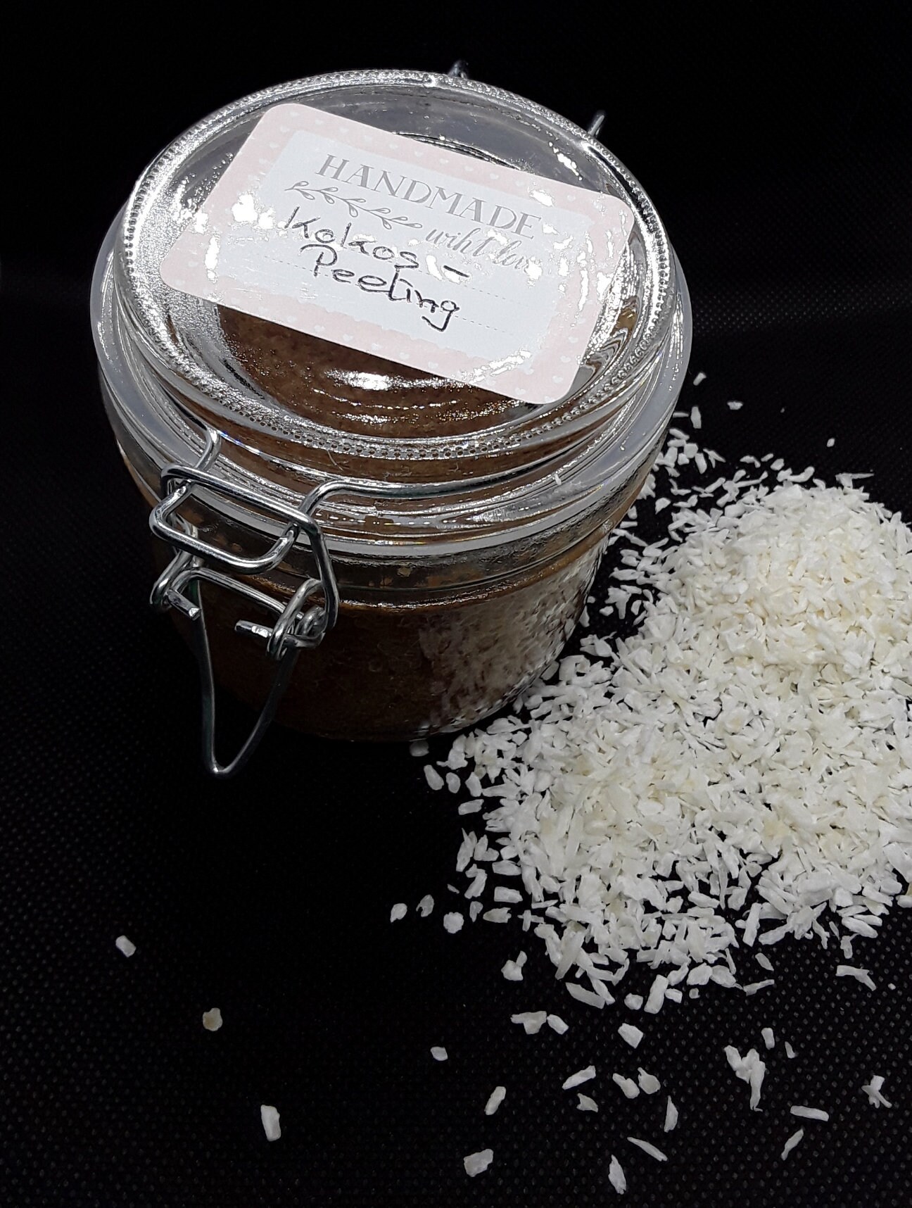 Kokos Peeling Öko Bio Scrub von Handgeschick