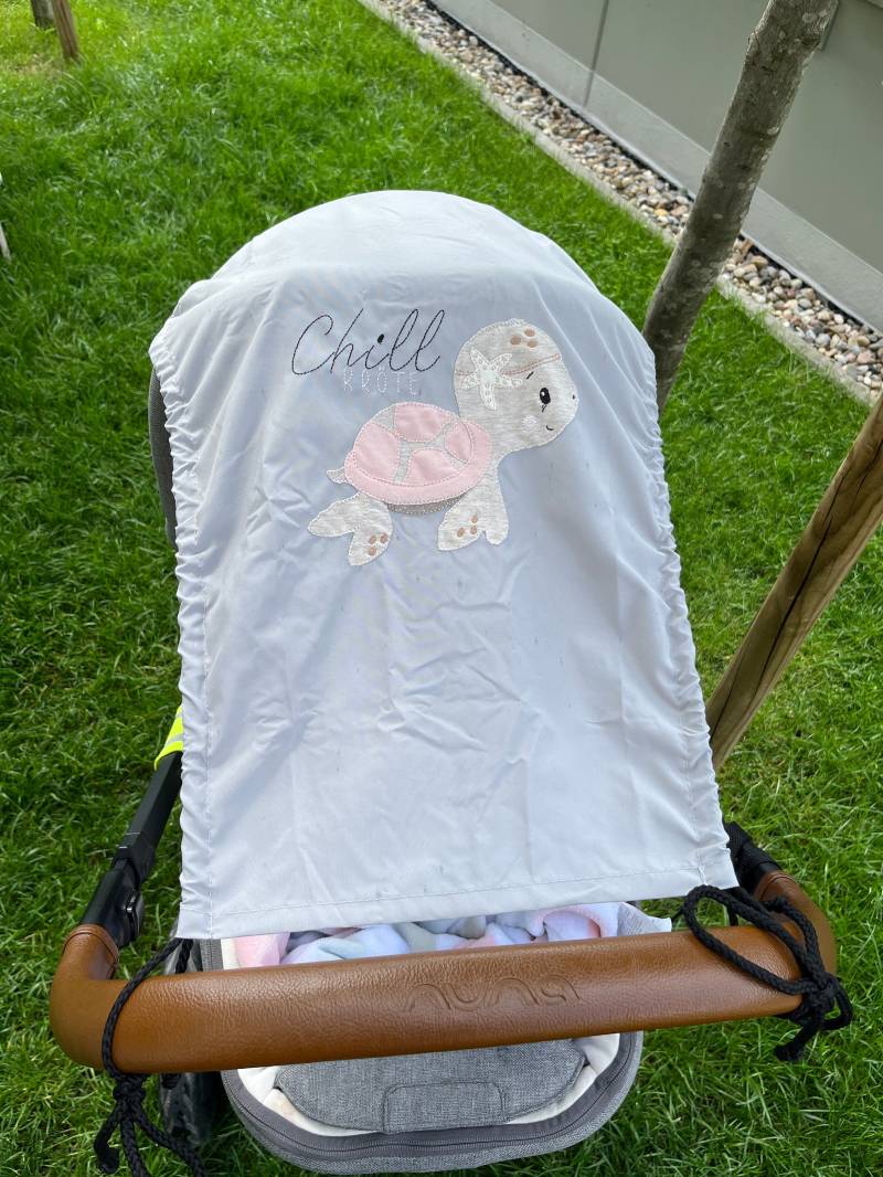 Sonnensegel Uv Schutz 50+ Kinderwagen Sonnenschutz, Personalisiert, Sonnenschutz Kinderwagen, Große Motivauswahl von HandmadebyTaschaaa