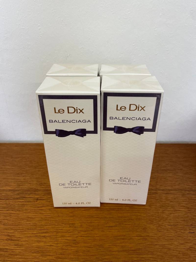 1/4 Vintage Balenciaga Le Dix Parfum 120Ml Ovp Eau De Toilette Duft von HannoverVintagestore