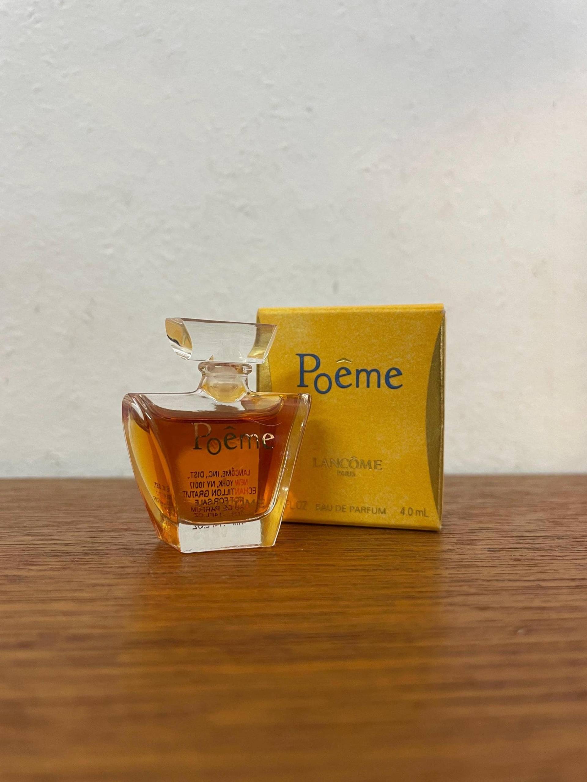 Mini Vintage 1995 Poême Lancôme Parfum Eau De 4Ml Miniatur Flakon Mit Ovp Duft von HannoverVintagestore