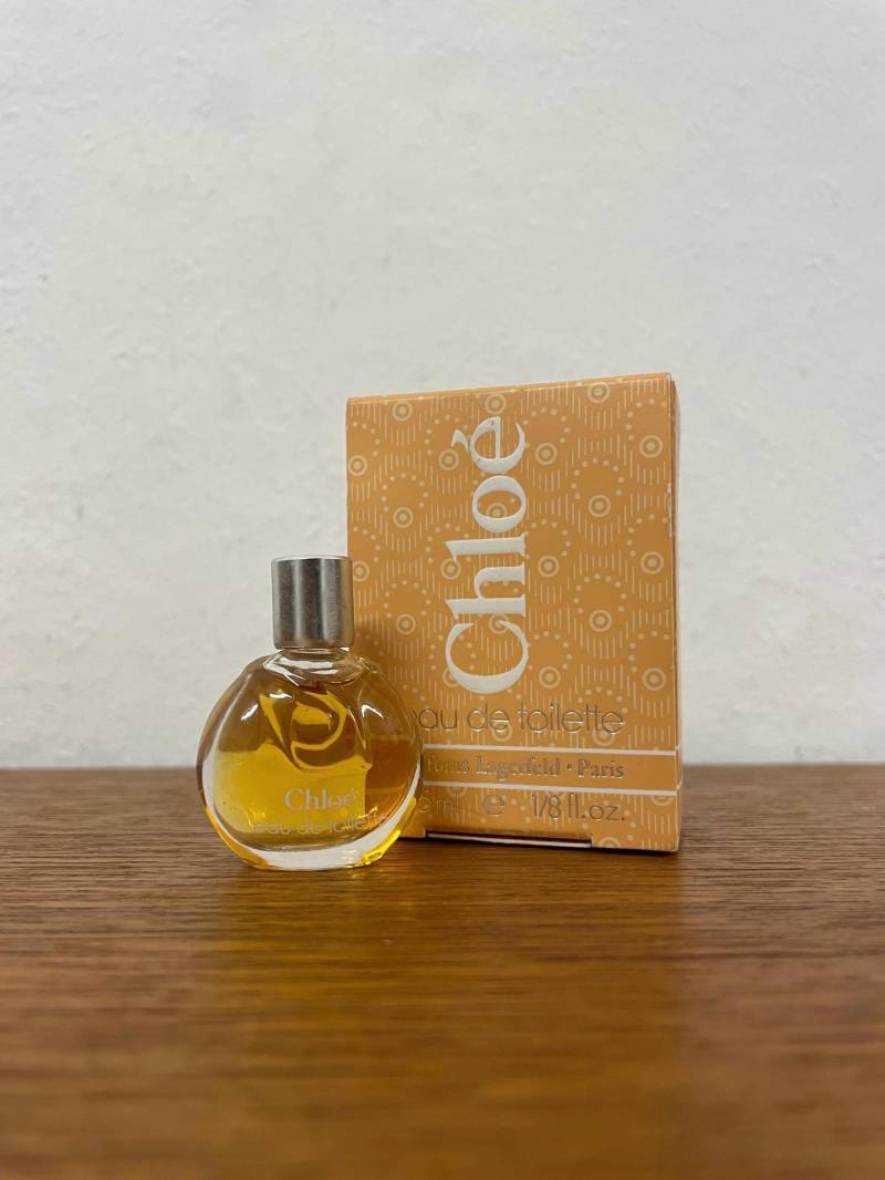 Mini Vintage Chloé Lagerfeld Parfum Eau De Toilette 3, 5Ml Miniatur Flakon Mit Ovp Duft von HannoverVintagestore