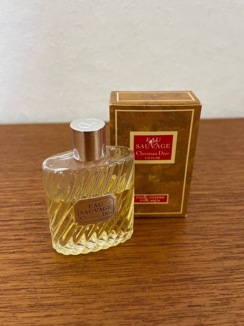 Mini Vintage Christian Dior Eau Sauvage Parfum Duft Miniatur Flakon Mit Ovp von HannoverVintagestore