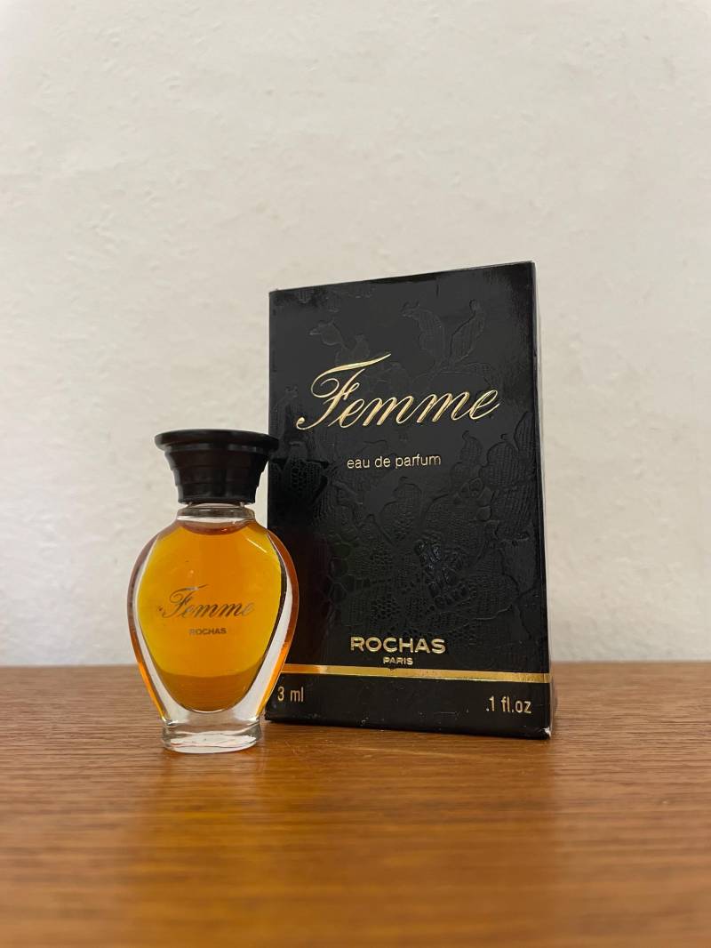 Mini Vintage Femme Rochas Parfum Eau De 3Ml Miniatur Flakon Mit Ovp Duft von HannoverVintagestore