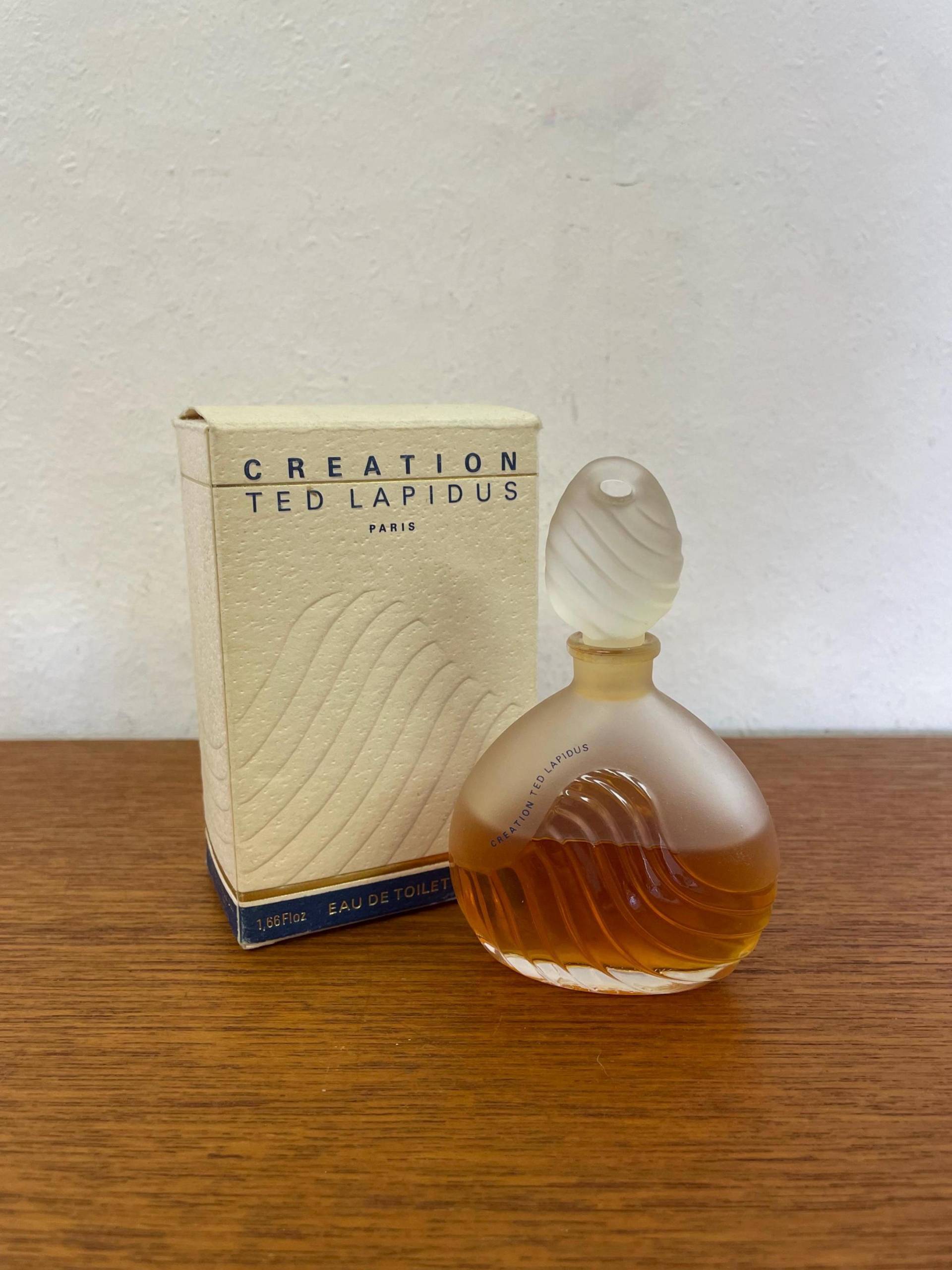 Vintage Ted Lapidus Creation Parfum Eau De Toilette 50Ml Flakon Mit Ovp Duft von HannoverVintagestore