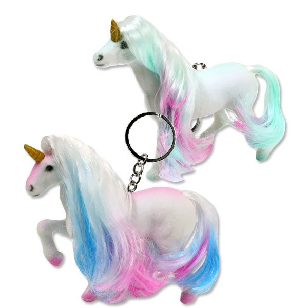 Mitgebsel Kindergeburtstag Schlüsselanhänger Fliska Einhorn, 1 Stk, 8,5cm von Hans Postler Gmbh & Co. KG