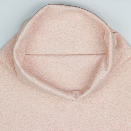 Bündchenstoff Meterware Uni Melange - Ärmel, Saum, Fuß, Bund, Nähen, meliert (Rose) von Hans-Textil-Shop