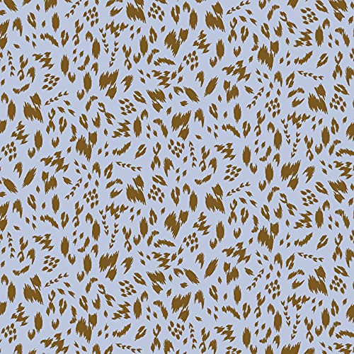 Hans-Textil-Shop Stoff Meterware Spots Tencel Modal Jersey - 1 Meter, Blumen, Deko, Kleidung, Für Kinder, Kissenbezüge, T-Shirt (Hellblau) von Hans-Textil-Shop