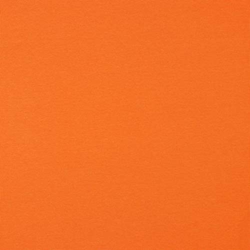 Hans-Textil-Shop Stoff Meterware Uni Jersey - 1 Meter, Schadstoffgeprüft, Jerseystoff, Deko, Kleidung, Shirts, Röcke, Leggings (Orange) von Hans-Textil-Shop