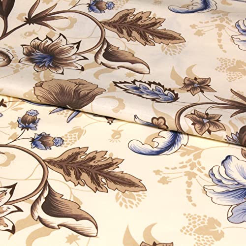 Stoff Meterware Blüten Blumen Pflanzen Baumwolle - 1 Meter, geblümt, Blumenstoff, Blümchen, Kissen, Bettwäsche, Kinder, Bekleidung, Sommer, Basteln, Nähen, Deko, DIY (Blumenranken Viktoria) Stoff Meterware Blüten Blumen Pflanzen Baumwolle - 1 Meter, geblümt, Blumenstoff, Blümchen, Kissen, Bettwäsche, Kinder, Bekleidung, Sommer, Basteln, Nähen, Deko, DIY (Blumenranken Viktoria) von Hans-Textil-Shop