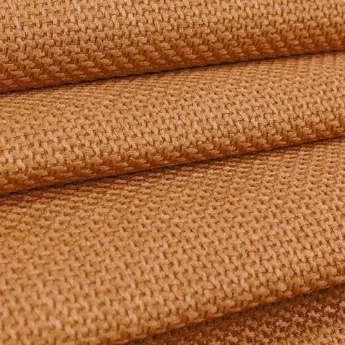 Stoff Meterware Olliver - 1 Meter, Polsterstoff, Möbelbezugsstoff, Bezugsstoff, Möbelstoff, 95 000 Scheuertouren (Cognac) von Hans-Textil-Shop