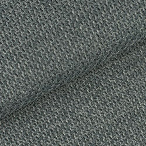 Stoff Meterware Olliver - 1 Meter, Polsterstoff, Möbelbezugsstoff, Bezugsstoff, Möbelstoff, 95 000 Scheuertouren (Grau) von Hans-Textil-Shop