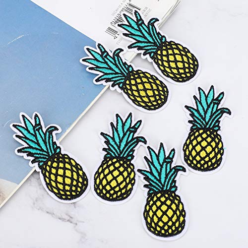 6pcs Bestickte Patch Ananasform -NEW -Bügeleisen auf Stoffaufkleber DIY Kleidungsdekoration, Stoffapplikationsfleck, Süße Dekoration mit Voller Farbe für Kleidung, Schals, Stoffbeutel 6pcs Bestickte Patch Ananasform -NEW -Bügeleisen auf Stoffaufkleber DIY Kleidungsdekoration, Stoffapplikationsfleck, Süße Dekoration mit Voller Farbe für Kleidung, Schals, Stoffbeutel von Haofy