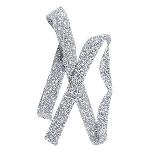 Selbstklebendes Kristall-Strass-Diamantband, 1 Yard, Multifunktional, DIY, Dekorative Bling-Edelsteine, Kunsthandwerk, Aufkleberband, Glitzernde Schuhe, Kleidung (AB-Farbe) von Haofy