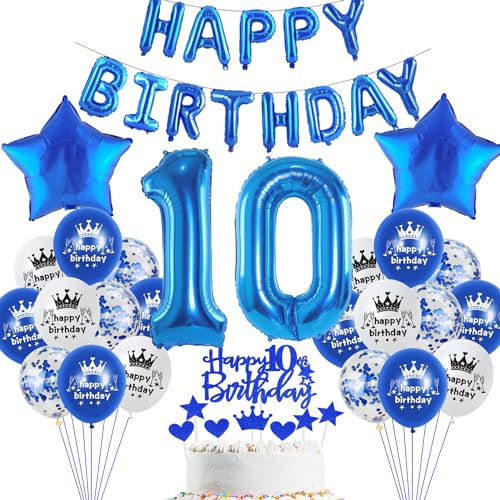 Blau Luftballon 10. Geburtstag Junge deko Folienballon 10 Tortendeko 10 Geburtstags Junge dekoration happy Birthday Girlande Banner Blau Geburtstagsdeko 10 jahre Junge Ballon deko 10. Geburtstag Junge Blau Luftballon 10. Geburtstag Junge deko Folienballon 10 Tortendeko 10 Geburtstags Junge dekoration happy Birthday Girlande Banner Blau Geburtstagsdeko 10 jahre Junge Ballon deko 10. Geburtstag Junge von Haosell