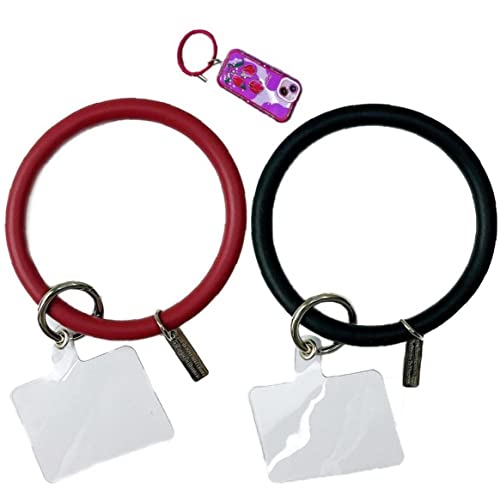 Haowul 2pcs Silikon -handgelenkriemen Für Telefongehäuse, Handy -Charm -Armband -Armband, Universelle Anti -Theft -Drop -Schutz -Telefon Lanyard -kompatibel Den Meisten Smartphones von Haowul