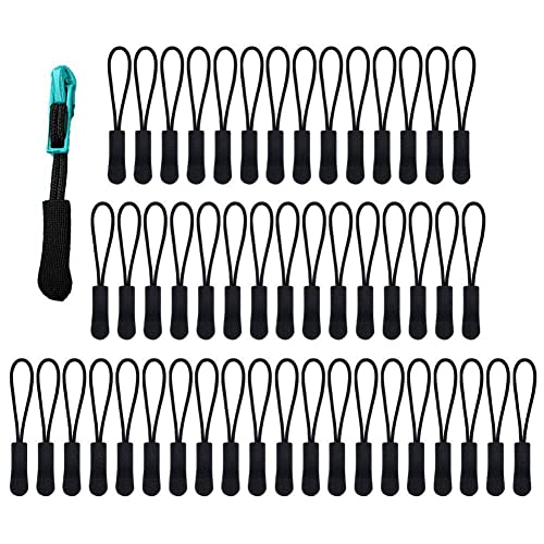 Zipper -erweiterung 50pcs/set Reißverschluss Zieh Zipper -tags Kabelzeilfixer Reißverschluss Ersatz Für Rucksäcke Jackets Geldbörsen von Haowul