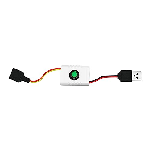 Haoyull USB-LED-Dimmer, DC5 V, Farbbandhelligkeit, verstellbare Schalter, Controller-Anschluss für LED-Lichter, USB-Ventilator von Haoyull