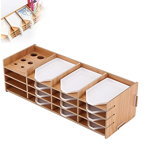 Hapivida Perlen Sortier Multifunktionsbox, Diamond Painting Vorratsbehälter, Holz Multi Layers Grids Diamond Organizer Case für Perlen, Strasssteine, DIY Nail Art, Schmuck von Hapivida