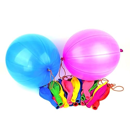 Happium 10 x große 16-Zoll (40cm) Punchball Luftballons in verschiedenen Farbene, die sich ideal für Partys, besondere Anlässe oder als Überraschungen für Kinder eignen. von Happium