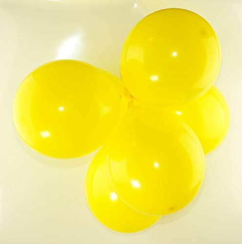 Happium Latex-Luftballons, 25,4 cm, Gelb, 20 Stück von Happium