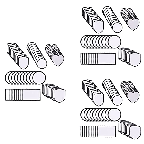 180 Stück Sublimationsdruck-Rohlinge, Stoff-Flicken zum Aufbügeln, Rohlinge, Reparatur, Blanko-Flicken für Heimwerker, Hüte, Hemden, Schuhe, Zubehör von Happlignly