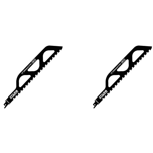 2 x Säbelsägeblatt Hartmetall-Wolframkarbid-Sägeblatt zum Schneiden von porösem Beton, Faserzement, Ziegel, 305 mm von Happlignly