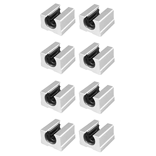 Happlignly 8 Stücke 12mm / 0,47 Sbr12Uu Aluminium Offene Lineare Router Motion Lager Solid Block Einheit Cnc Serie von Happlignly