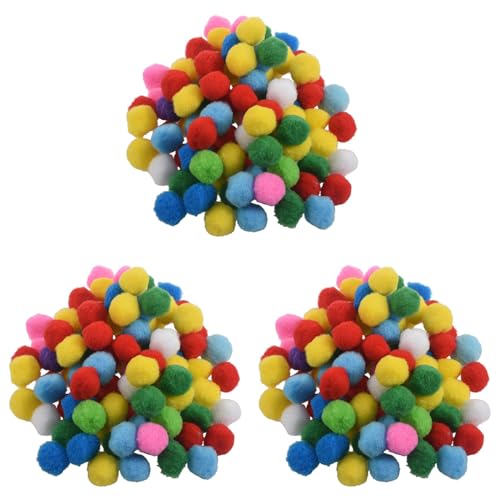 Happlignly Weiche Pompons für Kinder, gemischte Farben, 20 mm, 300 Stück von Happlignly