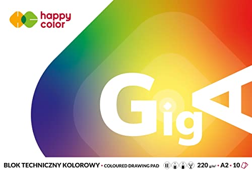 Happy Color HA 3722 4060-09 Papierauflage, Mehrfarbig von Happy Color