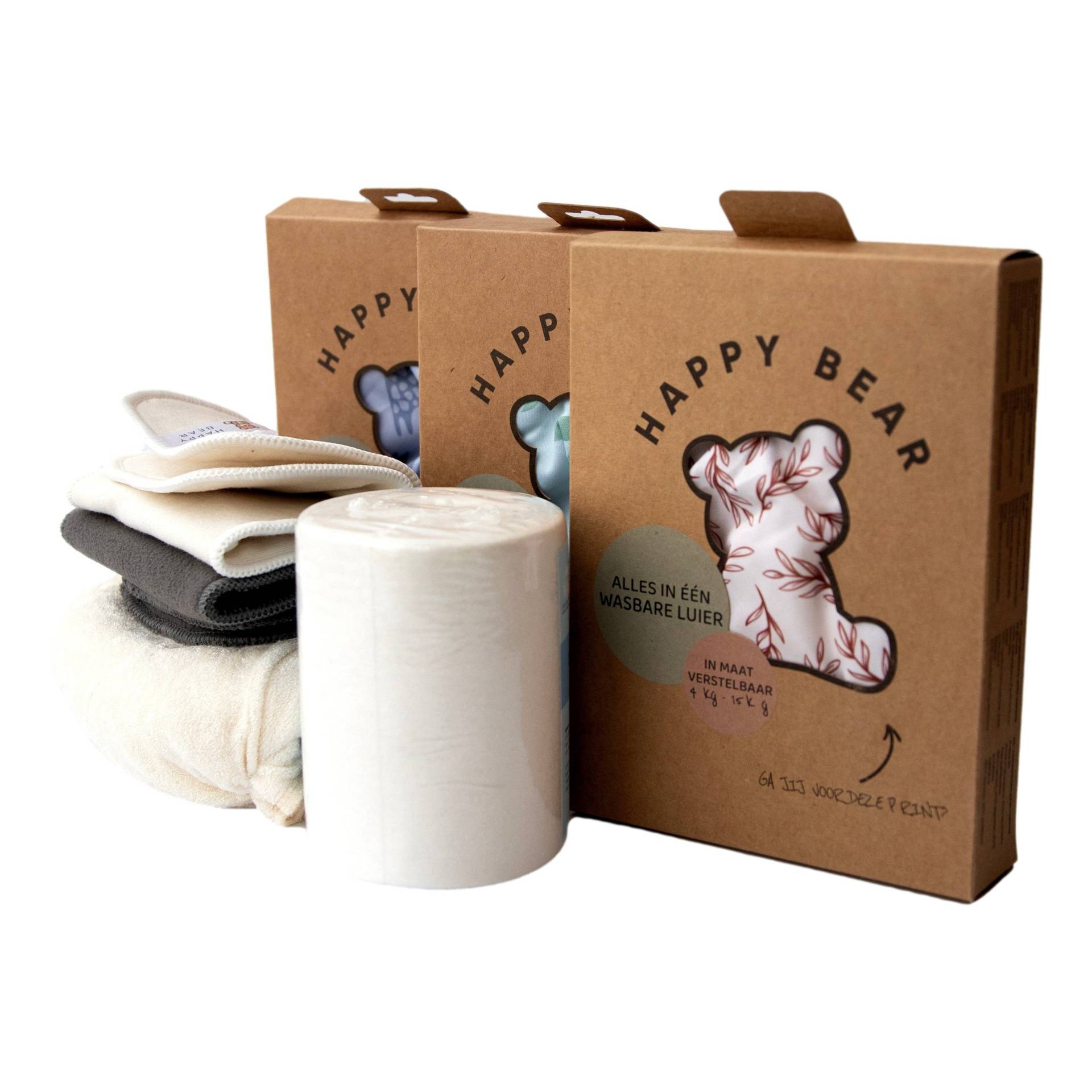 Testpaket Komplett - Waschbare Windeln von HappyBearDiapers