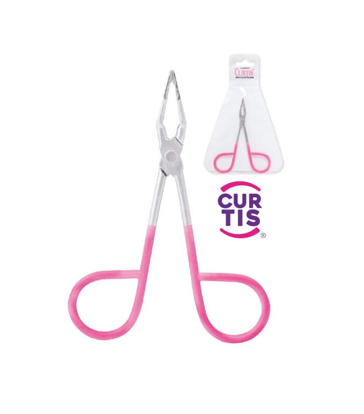 Curtis Professional Salon Pinzette Mit Einfachem Scherengriff, Inklusive Etui; Augenbrauen Männer/Frauen; Für Gesichtshaare Made in Mexico von HappyBoutiqueHB