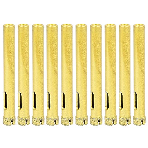 Happyfit 10pcs Diamond Loch Säe Bohrer Bit Gold Granit Keramikfliesen Beton Marmorbohrung 8mm von HappyFit