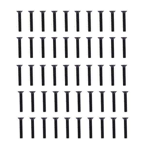 Happyfit 50pcs Counterunk Schraube Flachkreuz M4 A2-70 Anschlussteil für die Reparaturwartung (M4*25) von HappyFit