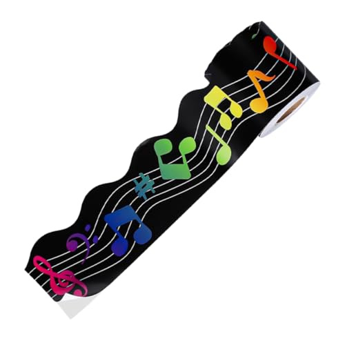 Happyyami 1 Rolle Aufkleber mit Musikrand deko Aufkleber für den Rand des Klassenzimmers Sport-Pinnwand-Grenzen Randbesatz für Pinnwand mit Musikzeichen Wandtattoos Kupferplattenaufkleber Happyyami 1 Rolle Aufkleber mit Musikrand deko Aufkleber für den Rand des Klassenzimmers Sport-Pinnwand-Grenzen Randbesatz für Pinnwand mit Musikzeichen Wandtattoos Kupferplattenaufkleber von Happyyami