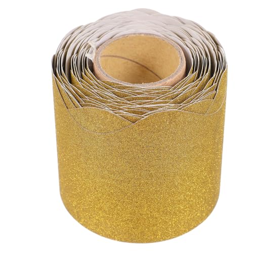 Happyyami 1 Rolle Tafel-Rand-Aufkleber Grenze Willkommen schwarzer Rand künstlich Urlaub groß Hinweistafeln für zu Hause Tafelrand Aufkleber abnehmbare Bordüre Papier Golden Happyyami 1 Rolle Tafel-Rand-Aufkleber Grenze Willkommen schwarzer Rand künstlich Urlaub groß Hinweistafeln für zu Hause Tafelrand Aufkleber abnehmbare Bordüre Papier Golden von Happyyami