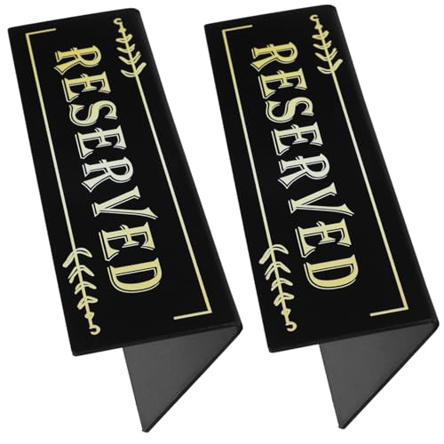 Happyyami 1 Satz Acryl Kartenschild „Reserviert“ Schild „Restaurant Reserviert“ Schild „Sitzplätze Reserviert“ Für Stühle Tischkarten Kartentisch Reserviert Schilder Für Tische 2 Stück Happyyami 1 Satz Acryl Kartenschild „Reserviert“ Schild „Restaurant Reserviert“ Schild „Sitzplätze Reserviert“ Für Stühle Tischkarten Kartentisch Reserviert Schilder Für Tische 2 Stück von Happyyami