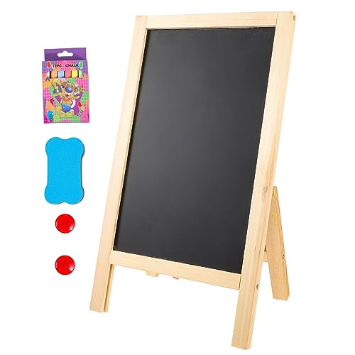 Happyyami 1 Satz Zeichenbrett Aus Holz Teller Planke Tafel Hochzeitsdeko Staffelei Desktop-messageboard Multifunktionales Messageboard-schild Nachrichtenversorgung von Happyyami