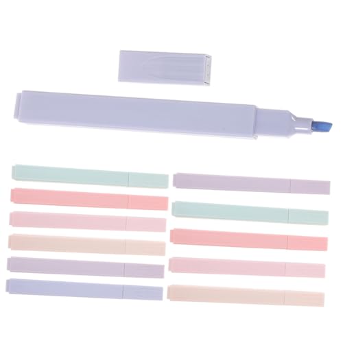 Happyyami 1 Satz -textmarker Büroartikel Büromaterial Textmarker-stick Wichtelgeschenk Für Whiteboard-marker Markierungen Planke Kunstmarkerstift Textmarker Fürs Büro Pp 12st von Happyyami