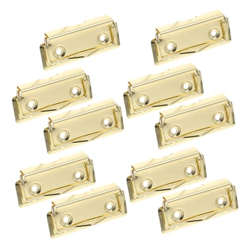 Happyyami 10 Stück Klemmbrett Clips aus Multifunktionale Büro und Schreibtafelklammern für Effiziente Dokumentenorganisation Tragbar und Langlebig Happyyami 10 Stück Klemmbrett Clips aus Multifunktionale Büro und Schreibtafelklammern für Effiziente Dokumentenorganisation Tragbar und Langlebig von Happyyami