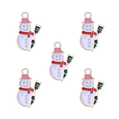 Happyyami 10 Stück Weihnachts-Emaille-Charms Zur Schmuckherstellung Charms-Anhänger Halskette Armband Ohrringe Diy Weihnachten Kleidung Nähen Taschen Charms Dekoration von Happyyami