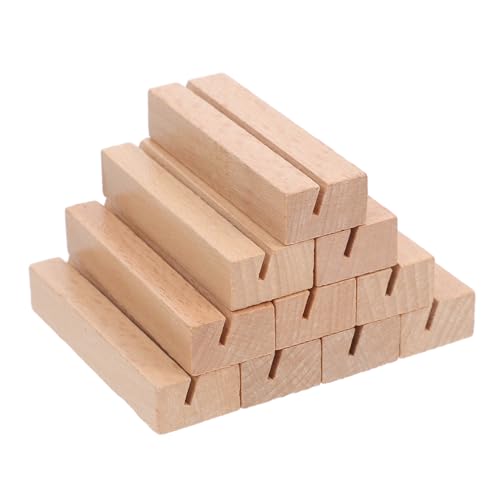 Happyyami 10Stücke Tischkartenhalter Aus Holz Robuster Holzsockel Für Tischnummern Namensschilder Menüs Fotoständer Für Hochzeit Veranstaltung Happyyami 10Stücke Tischkartenhalter Aus Holz Robuster Holzsockel Für Tischnummern Namensschilder Menüs Fotoständer Für Hochzeit Veranstaltung von Happyyami