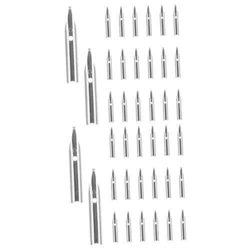 Happyyami 2 Sätze Stift Stiftspitzen Austauschbare Federn Kalligraphie Schreibstiftspitzen Federn Austauschbare Metallfedern Für Füllfederhalter Füllfederhalter Ersatzfedern 20 Stück * 2 Happyyami 2 Sätze Stift Stiftspitzen Austauschbare Federn Kalligraphie Schreibstiftspitzen Federn Austauschbare Metallfedern Für Füllfederhalter Füllfederhalter Ersatzfedern 20 Stück * 2 von Happyyami
