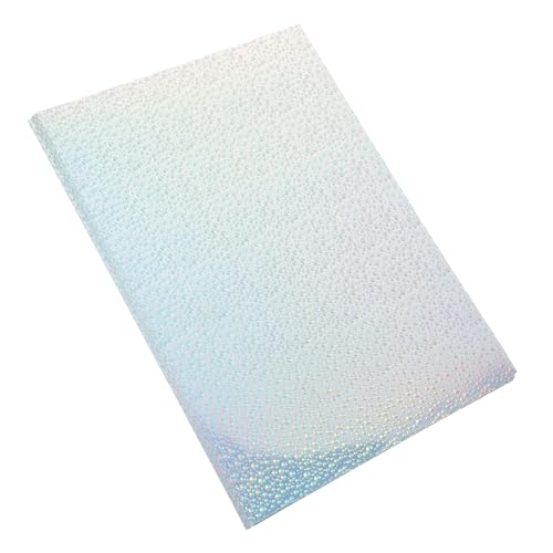 Happyyami 20 Blätter Holografisches Druckpapier Etikettenpapier klares Vinyl-Aufkleberpapier druckbar büromaterial bürogadges Etikettendrucker selbstklebendes Adressetikett PVC selbstklebend von Happyyami