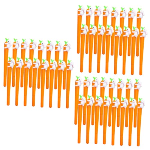 Happyyami 3 Sätze Karotte Gel Stift Schwarze Stifte Einziehbar Stifte Für Frauen Kugelschreiber Schreibutensilien Kawaii-stifte Unterschriftenstift Des Büros Plastik Orange 24 Stück * 3 von Happyyami