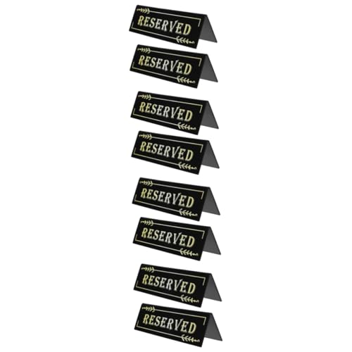 Happyyami 4 Sätze Acryl Kartenschild Kartentisch Reserviert Schild Für Stühle Reserviert Tisch Schild Schwarze Reservierungsschilder Für Tische Tischkarten Tischkarten Für 2 Stücke * 4 Happyyami 4 Sätze Acryl Kartenschild Kartentisch Reserviert Schild Für Stühle Reserviert Tisch Schild Schwarze Reservierungsschilder Für Tische Tischkarten Tischkarten Für 2 Stücke * 4 von Happyyami