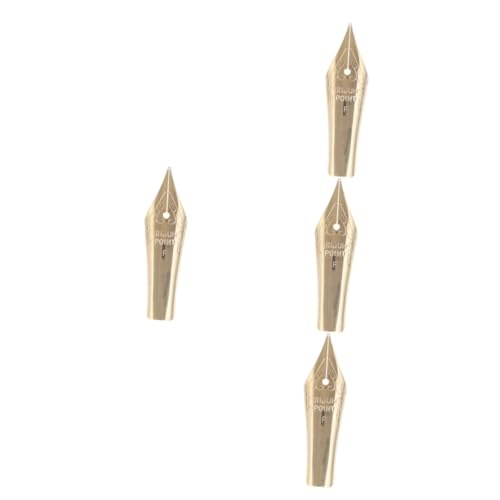 Happyyami 4 Stück Füllfederhalterfeder Punkt Ersatz Kohlenstoff Kalligraphie Pen Füllfederhalter Flex Signierstiftspitzen Tipp Malen Bußgeld Füller Golden Metall Happyyami 4 Stück Füllfederhalterfeder Punkt Ersatz Kohlenstoff Kalligraphie Pen Füllfederhalter Flex Signierstiftspitzen Tipp Malen Bußgeld Füller Golden Metall von Happyyami