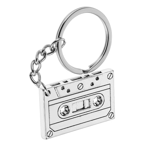 Happyyami 5 Stück Nationaler Trend-Schlüsselanhänger Thema Retro-Kassetten-Schlüsselanhänger Retro-Schmuck für die Brieftasche Kassetten-Partydekoration Zinklegierung Silver Happyyami 5 Stück Nationaler Trend-Schlüsselanhänger Thema Retro-Kassetten-Schlüsselanhänger Retro-Schmuck für die Brieftasche Kassetten-Partydekoration Zinklegierung Silver von Happyyami